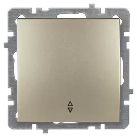 Проходной механизм выключателя Nilson Touran/Alegra metallic 24150407