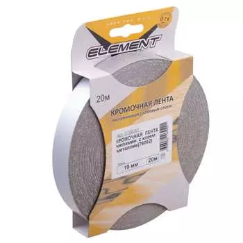 Меламиновая кромочная лента ELEMENT с клеем 19мм металлик 20 м 127450