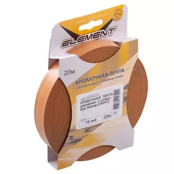 Меламиновая кромочная лента ELEMENT с клеем 19мм бук бавария 20 м 030340
