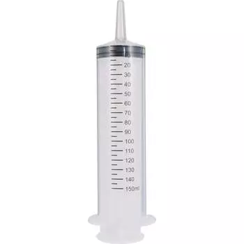 Мерный большой автомобильный шприц для масла и жидкости Vitatools shprits-dlya-zhidkostey-150ml