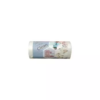 Мешки для мусора Концепция Быта белые Ecoclean 3286