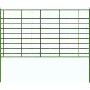 Металический забор декорированный Комплект-Агро Решетка ( Д- 4,82 м, В- 0,7 м ) (5 секций) KA7422