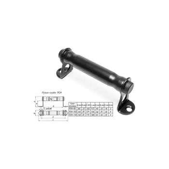 Металлическая дверная ручка-скоба STARFIX SMP-10663-1