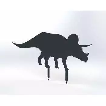 Металлическая фигурка садовая ООО Металекс Динозавр Модель 2 115095