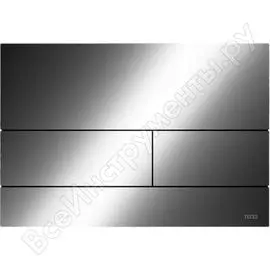 Металлическая панель смыва унитаза TECE