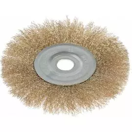 Металлическая плоская щетка для УШМ LOM