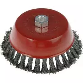Металлическая щетка-чашка для УШМ LOM