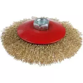 Металлическая щетка для ушм LOM