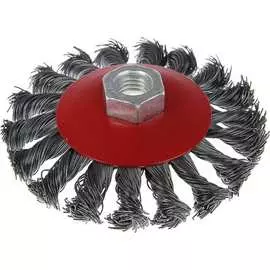 Металлическая щетка-тарелка для УШМ ЛОМ 2768014