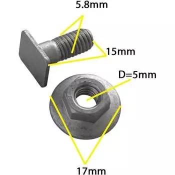 Металлический автокрепеж Крепавто M2179