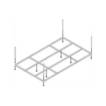 Металлический каркас для акриловой ванны Cezares PLANE_DUO-MF