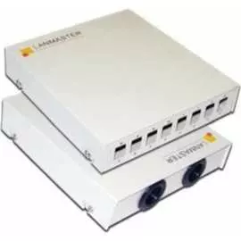 Металлический настенный оптический кросс LANMASTER LAN-FOBM-WM-8FC