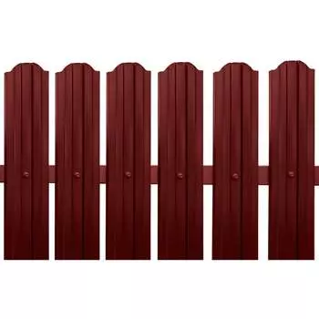 Металлический односторонний штакетник Металлика 1,2-3005