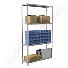 Металлический стеллаж BRABIX MS Plus-185/30-4 291104