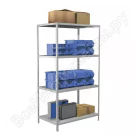 Металлический стеллаж BRABIX MS Plus-185/60-4 291107