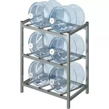 Металлический стеллаж для воды бутилированной ООО Комус KD_Бомис-6Л 656514