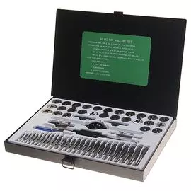 Метрический дюймовый набор метчиков и плашек Rockforce