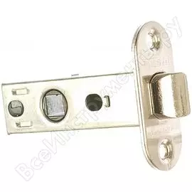 Межкомнатная защелка, овальная планка, никель матовый puerto inl 4-45 sn