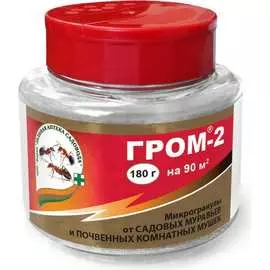 Микрогранулы от садовых муравьев и почвенных комнатных мушек Зеленая Аптека Садовода