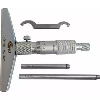 Микрометрический глубиномер GRIFF ГМ 50 D102005