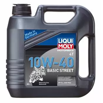 Минеральное моторное масло 4T для четырехтактных мотоциклов LIQUI MOLY
