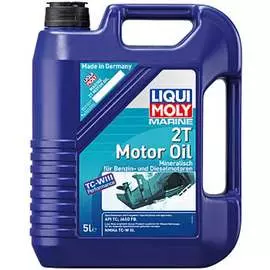 Минеральное моторное масло 4T для водн.техн. LIQUI MOLY Marine 2T Motor Oil 5л 25020