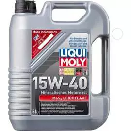 Минеральное моторное масло LIQUI MOLY MoS2 Leichtlauf 15W-40 2571