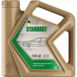 Минеральное моторное масло Роснефть Standart 15W-40 SF-CC 40815942
