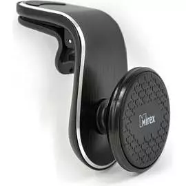 Мини магнитный угловой держатель телефона для авто Mirex N5 13709-MCPH05BK