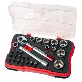 Мини набор цветных бит и головок NIKONA