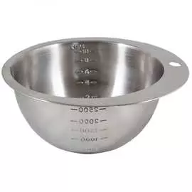 Миска mallony mb-1200 мерная, из нержавеющей стали, зеркальная полировка, 1.2 л, д. 22 см 981046