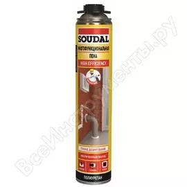 Многофункциональная пена soudal пистолетная 750 мл 134523
