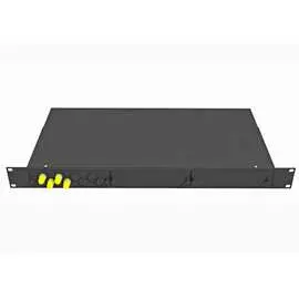 Многомодовый оптический укомплектованный стоечный кросс TopLan КРС-Top-1U-04ST/U-OM2-BK
