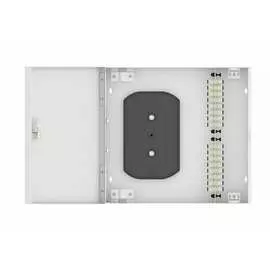 Многомодовый укомплектованный настенный оптический кросс TopLan КРН-Top-16SC/U-OM2-GY