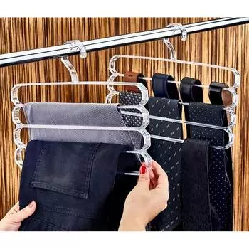 Многоуровневая вешалка для брюк Econova