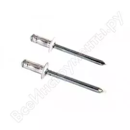 Многозажимные заклепки КРЕП-КОМП алюминий/сталь 4,8x11.1 (500 шт.) зм48111