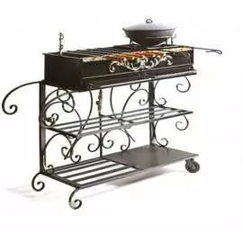 Мобильный кованый мангал BiGarden