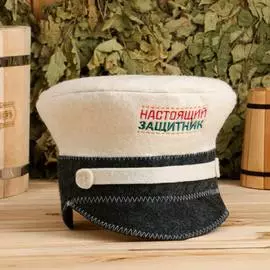 Модельная шапка-фуражка Банная забава