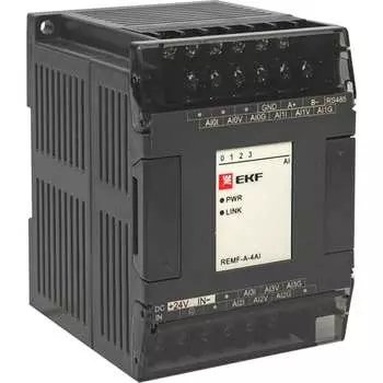 Модуль аналогового ввода EKF REMF 4 PRO-Logic REMF-A-4AI