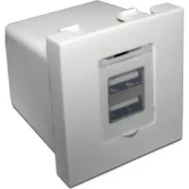 Модуль LANMASTER LAN-EZ45x45-2U/R2-WH