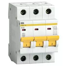 Модульный автоматический выключатель IEK MVA20-3-032-B