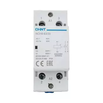 Модульный контактор CHINT NCH8-63/20 256093