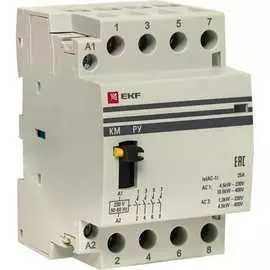 Модульный контактор EKF КМ РУ PROxima km-3m-63-40