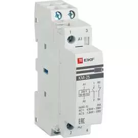 Модульный контактор EKF КМ PROxima km-1-25-02