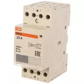 Модульный контактор TDM ELECTRIC КМ63/4-25 SQ0213-0017