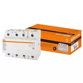 Модульный контактор TDM ELECTRIC КМ100/4-100 SQ0213-0027