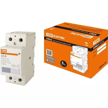 Модульный контактор TDM КМ63/2-32 SQ0213-0003