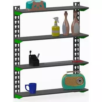 Модульный стеллаж ООО Металекс серия FLY SMFIV10010020