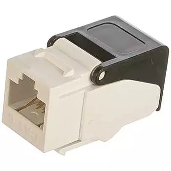 Неэкранированный модуль-вставка NIKOMAX Keystone NMC-KJUE2-NT-WT