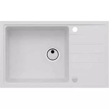 Мойка ALVEUS GRANITAL INTERMEZZO 130 ARCTIC - G11 780x480x200 1X в ком.с сифоном 1117046